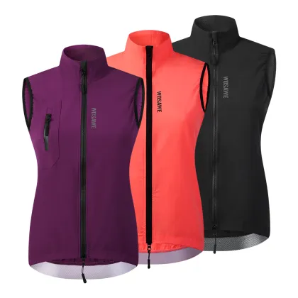 WOSAWE Women Cycling Sleeveless Windbreaker Waistcoat
