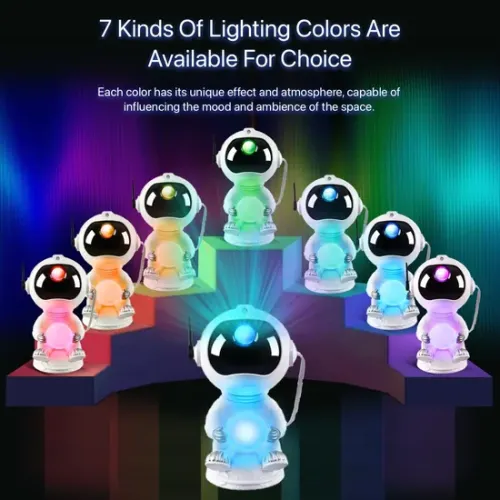 Лампа галактики астронавта: свет для расслабления домашнего релаксации