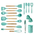 Set di utensili in silicone a 18 pezzi