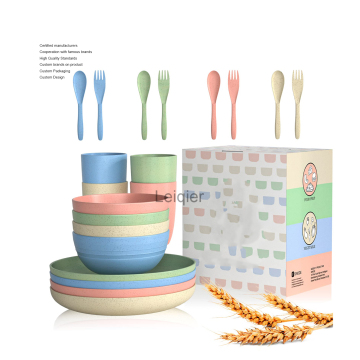 Custom Logo Elegant Glazed Stoneware Dinner Set