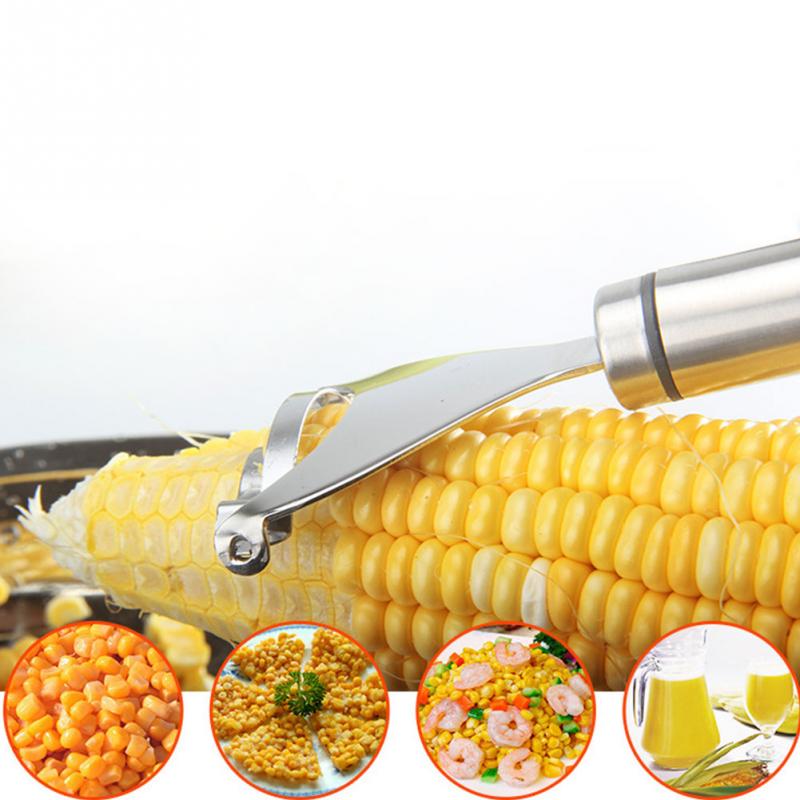 NEW Blade Peeler Corn Peeler Stainless Steel Tool Cob Peeler Corn Manual Stripper Kernel Kitchen Cutter Corn Cob Strippe