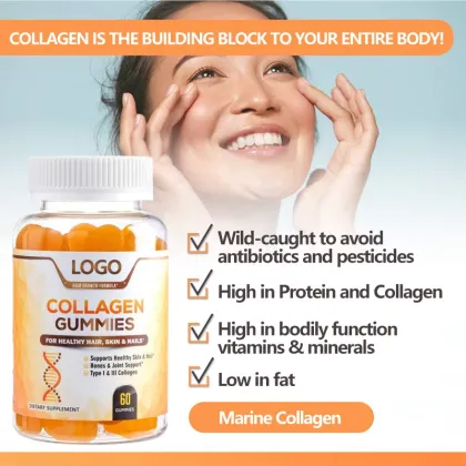 OEM/ODM Vitamin E Collagen Gummy Skin Whitening