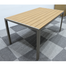 Outdoor table with transferred print Transferred Print Alum Plastic Rectangular Outdoor Table Factory