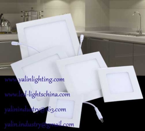 square LED panel downlight, super slim SMD 18W ceiling down light