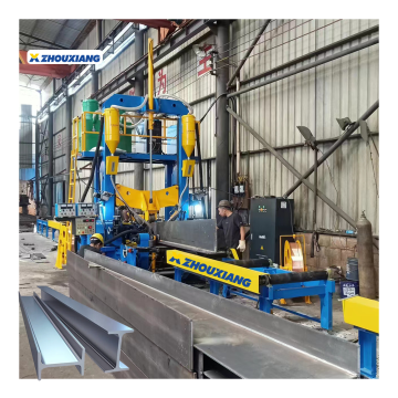 H Beam Line Assembly Welding Straightening Machine