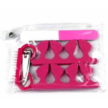 Conjunto profissional de manicure e pedicure de 5 peças: Ferramentas de atacado para beleza e viagem de unhas