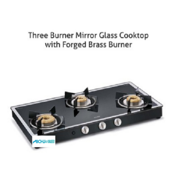 3 Burner Gas Stove Burned Auto Burning