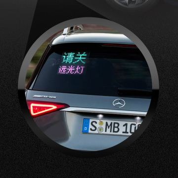 High Resolution LED Display for Taxi Car Rear Window