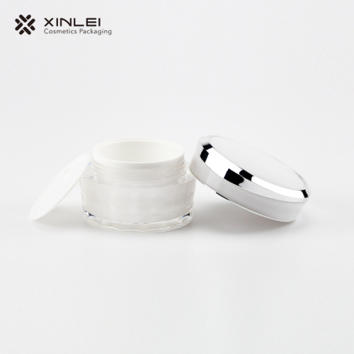 30g white cone cream bottle with white ring