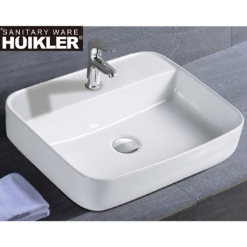 Rectangular Shape Wall-Mount Faucet for Counter Wash Basin