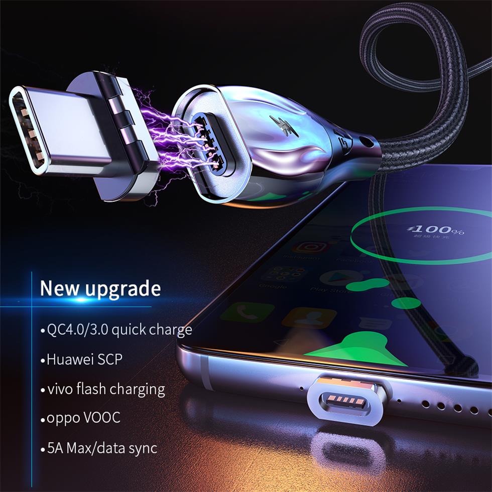 magnetic 3 in 1 charging cable