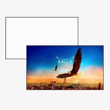 60 Inch to 250 Inch Cinema White Projection Screen for 4K/8K UHD Home & Cinema Projections