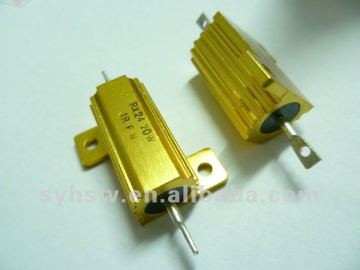 Aluminum shell wire-wound resistors