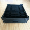 Anti-static Black Corrugated Plastic Box With Divider