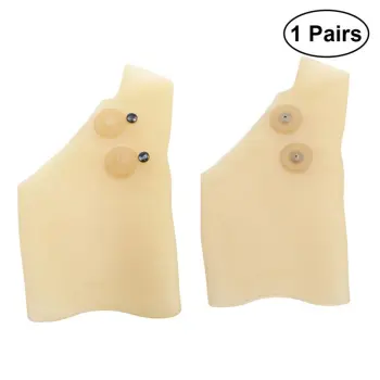 1 Pair Of Magnetic Therapy Wrist Hand Thumb Gloves Waterproof Elastic Silicone Wrist Support Brace With Thumb Hole For Hand