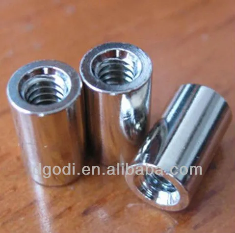 nickel plated brass female threaded standoff round standoff