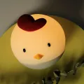 Adorable Slmo Silicone Chicken Night Light para habitaciones para niños