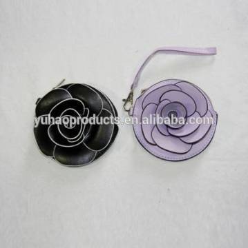 flower PU coin purse for ladies