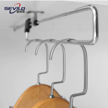 China-Made Pull-Out Scalable Display Wardrobe Rack for Bathroom and Bedroom