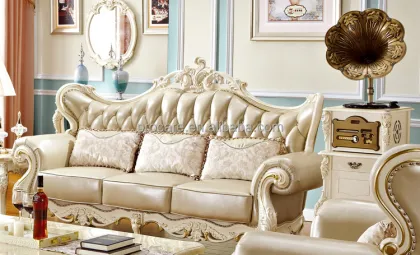 Luxury Royal Living Room Sofa Set Designs