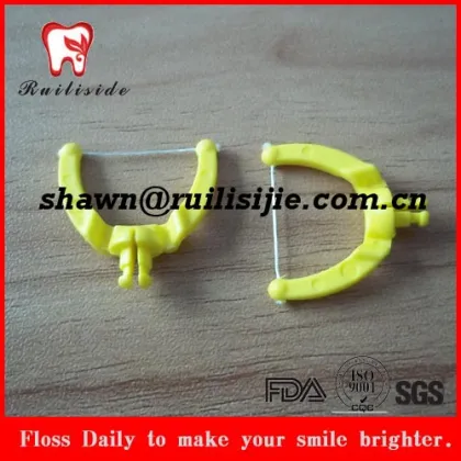 new design dental floss holder floss pick replaced