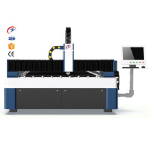 Machine de coupe laser en fibre de porte métallique