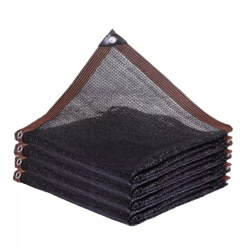Anti-UV HDPE Black Sun Shading Net voor planten en buitenshuis