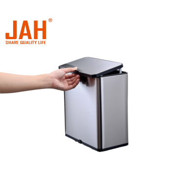 JAH 1.5Gallon Kitchen In-Cabinet Trash CAN SELED COMPERTER