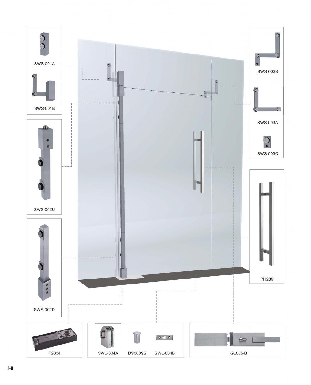 Pintu Swing Kaca Automatik Berkualiti Tinggi Harga Terbaik