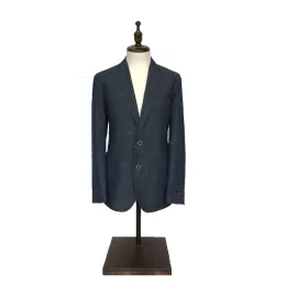 New Italian Denim Fabric Office Casual Suit Design