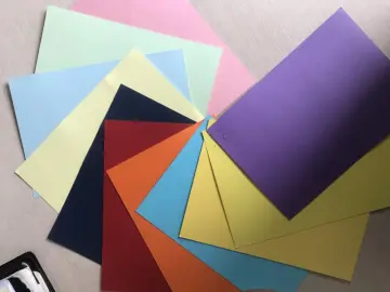 wrapping color card paper