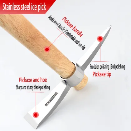 Carbon Steel Farm Tools - Agricultural Garden Pickaxe