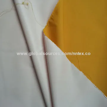 Polyester pongee fabric with TPU coating, waterproof, for outdoor