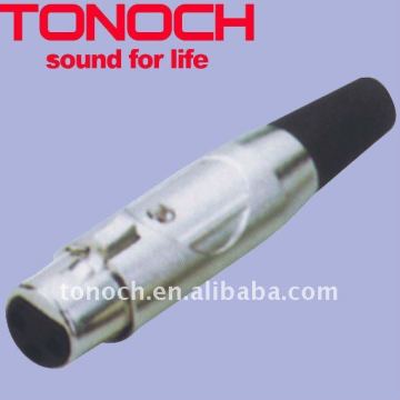 Professional with CE certificate male mini xlr connector with manufacturer