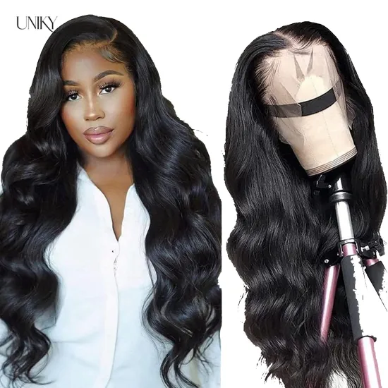 Wholesale Human Hair Lace Front Short Bob Body Wave Wig,Full Hd Frontal Wig Ocean Wave Bob Wig,13*4 Brazilian Human Hair Wigs