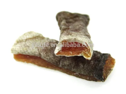 Fish skin and chicken rolls private label dog snacks