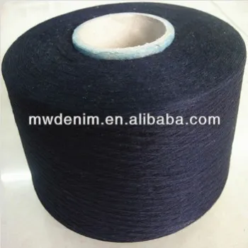 20s 100 cotton indigo dye yarn knitting denim cone making