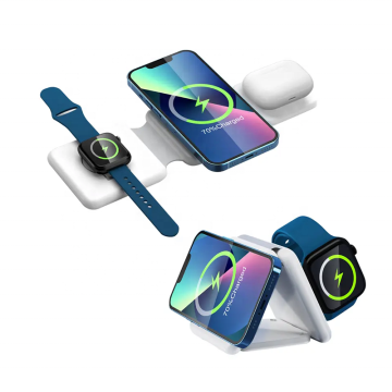 Ultra-thin 15W Fast Charging Multifunctional Phone Charger - 3-in-1 New Product