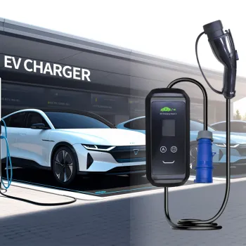 Type 2 EV Fast Charging Station Adapter with 7kw/22kw and APP Control