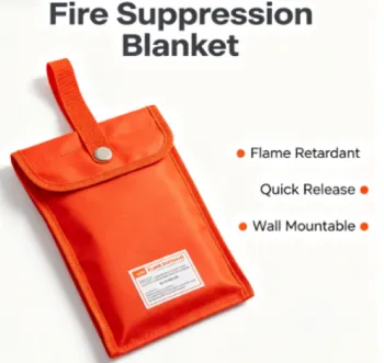 Durable Fire Blanket for Effective Flame Containment