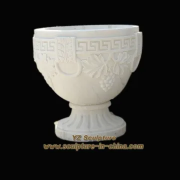 Carving Stone Planter