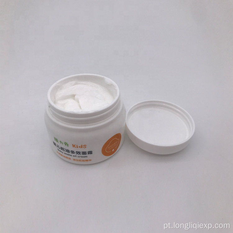 Creme facial clareador hidratante para a pele para bebê