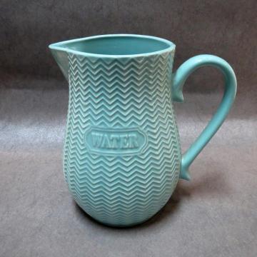 Caraffa per il latte di succo di acqua in ceramica goffrata
