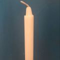 Stick Wick White Household Fluted Candles velas