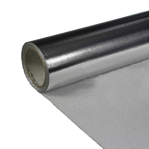 aluminum coated glass fabric aluminized fabric used for fire resistant doors