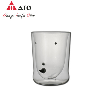 ATO Rhinoceros cup Tea coffee double Wall Glass