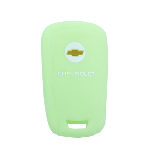 Leather car key cover Chevrolet 5 buttons