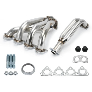Stainless Steel Exhaust Manifold Header for 88-00 Honda Civic & 88-91 Honda CRX D-Series EG/EH/EK/SOHC EF/EK/EM D15/D16
