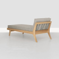 Eigentijds Leder Massief Hout Living Room Daybed