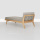 Contemporaneo in pelle in legno massiccio Living Room Daybed